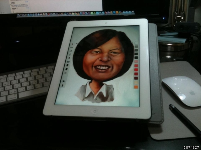 new iPad 繪圖軟體sketchbook使用感....5/14更新