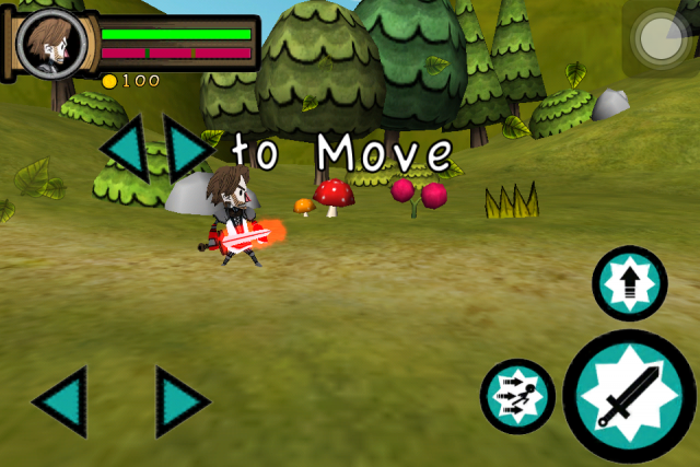 限時免費中!!!操作簡單~畫面不錯的橫向移動砍怪遊戲!!!Mission Sword