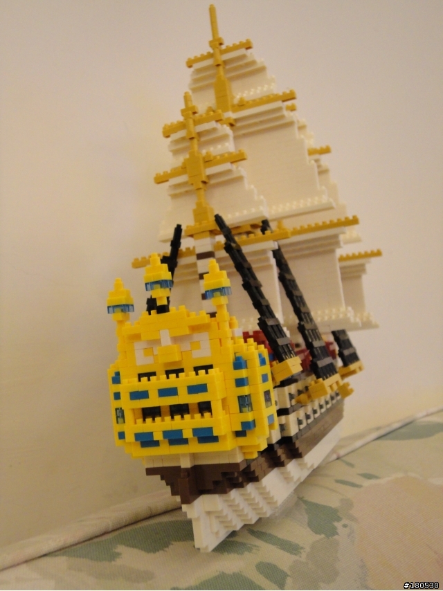 (分享) Nanoblock 獨角獸號 丁丁歷險記