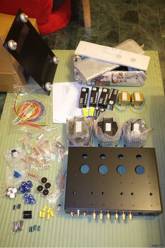 開箱 - Hans Audio 手工搭棚 6L6推挽管機