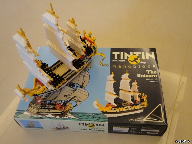 (分享) Nanoblock 獨角獸號 丁丁歷險記
