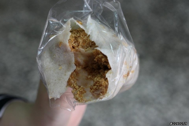 梅花湖的老兄花生捲冰淇淋