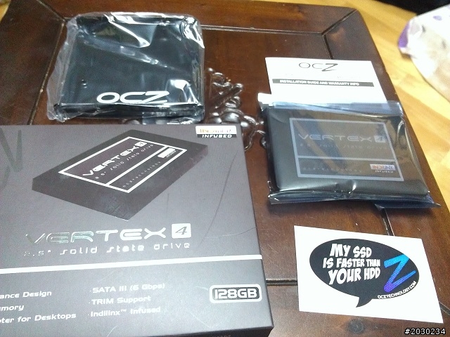 ♥OCZ Vertex4 128G單碟最高1110分♥