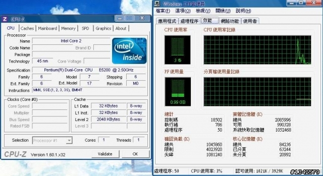 (問題) 關於CPU核心顯示的問題
