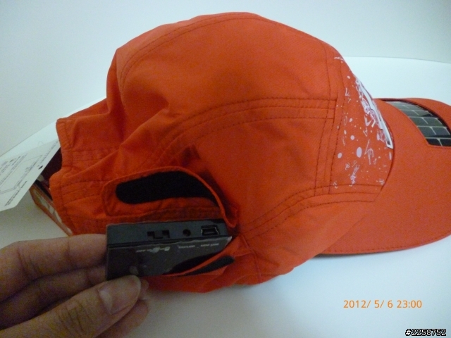 Solar LED Cap S100 太陽能LED照明帽 開箱 實拍紀錄分享给大家 是戶外運動時的好幫手喔