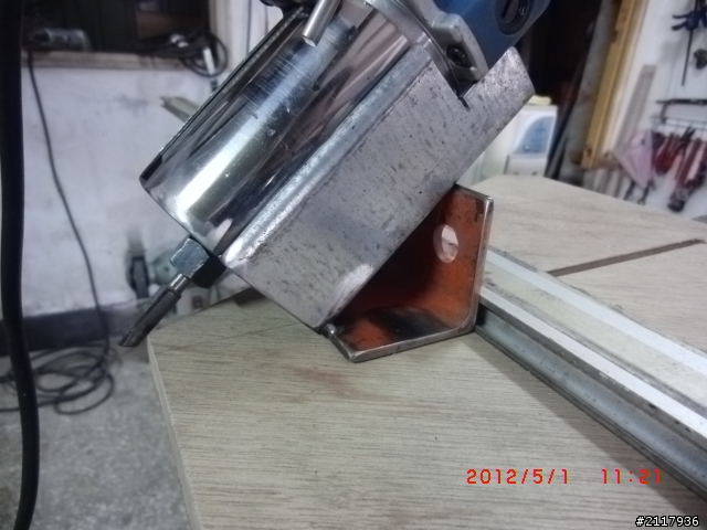 DIY修邊機45度底座
