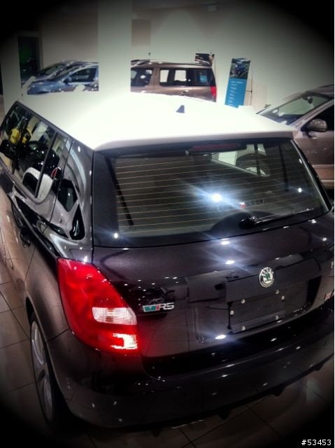Fabia RS 簽到區