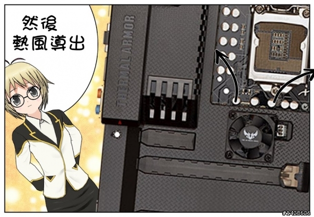 Asus SABERTOOTH Z77 裝甲篇 2012/05/23 裝甲散熱新增