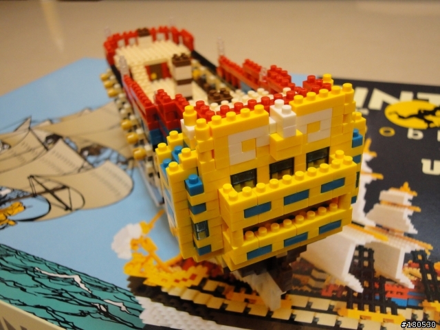 (分享) Nanoblock 獨角獸號 丁丁歷險記