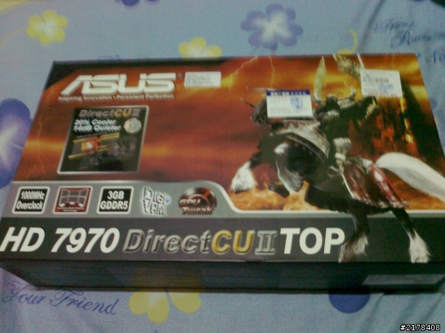 ASUS HD7970-DC2T-3GD5超簡單開箱(試貼)