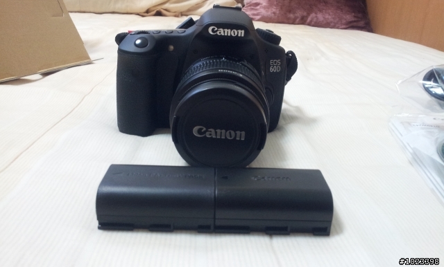 [開箱]人生第一台單眼，Canon EOS 60D ><