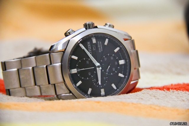 [開箱]CITIZEN CA0021-53E 鈦金屬光動能