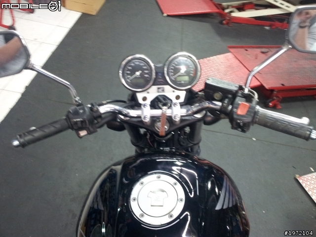 [更新]我的CB400 2010 SP塗裝 DMV把手總成 齒盤 O牌防甩上身!