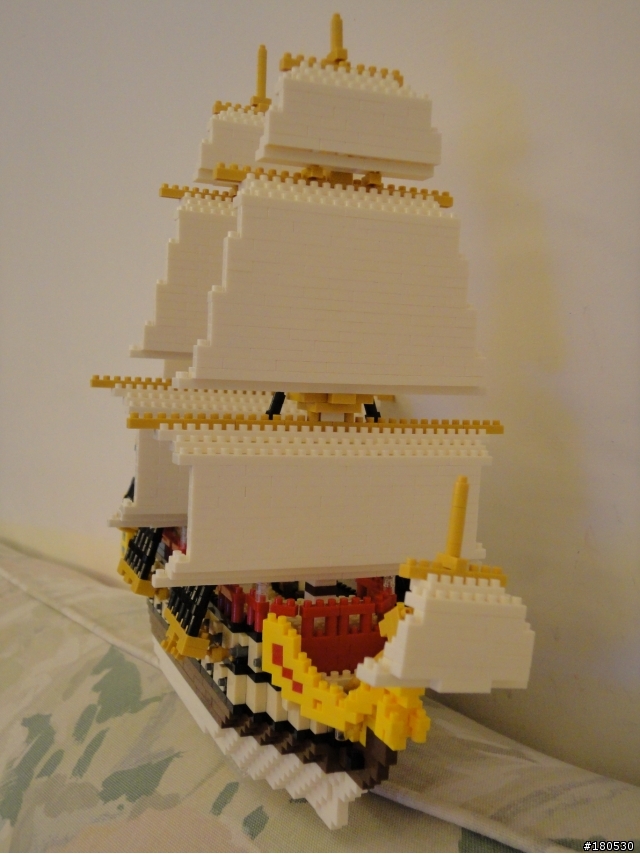 (分享) Nanoblock 獨角獸號 丁丁歷險記