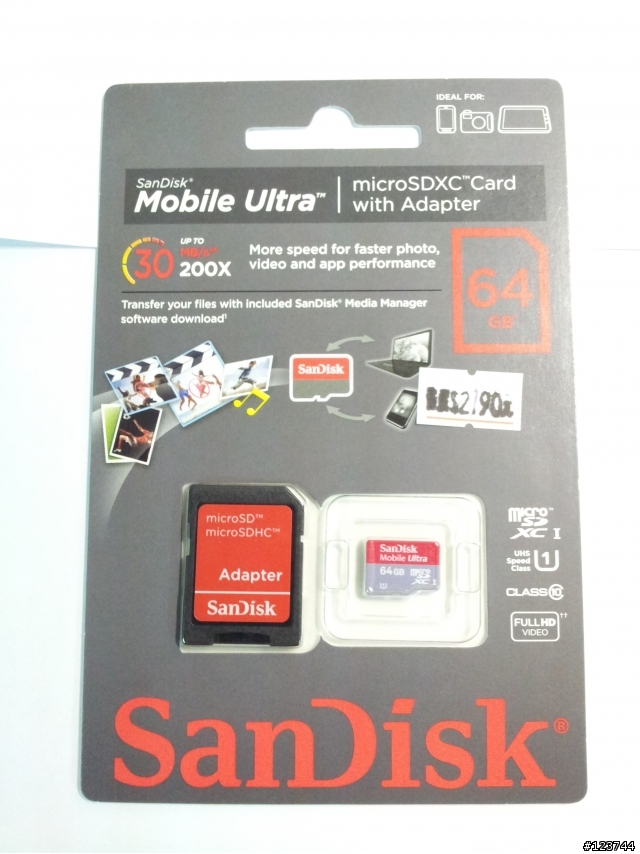 █NOTE之 64G C10 SanDisk 記憶卡 入手█(S3可用)