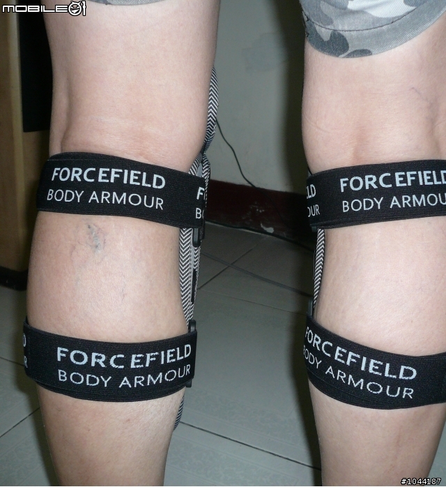 (更新驚人影片)頂級護具:Forcefield Strap On Protector Leg 綁式護膝