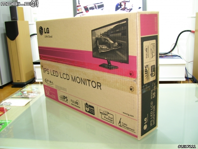 【開箱】新款LG IPS234V-PN 23型IPS LED液晶寬螢幕採用最新AH-IPS廣視角面板