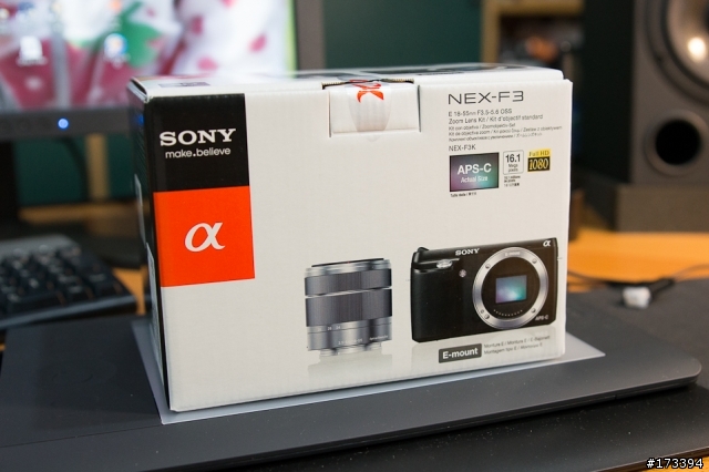 最速~~熱騰騰的Sony NEX-F3K 開箱囉