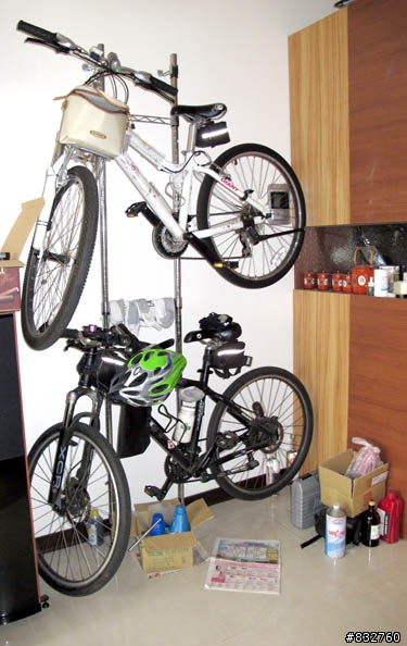 鍍鉻架《DIY》停車塔...給有兩台車的車友參考