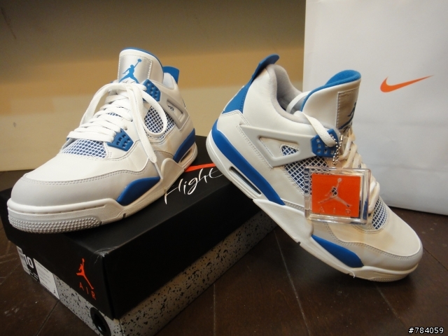 [開箱]Air Jordan 4 Military Blue 原色復刻版