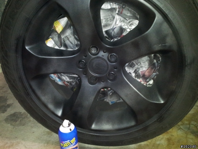 BMW X5 DIY 消光黑鋁圈!