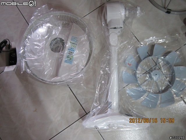 HEC-1419  10葉式DC節能搖控立扇簡單開箱
