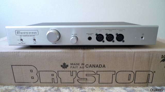［開箱］Bryston BHA-1 Headphone Amplifier (找了許久的平衡耳擴)