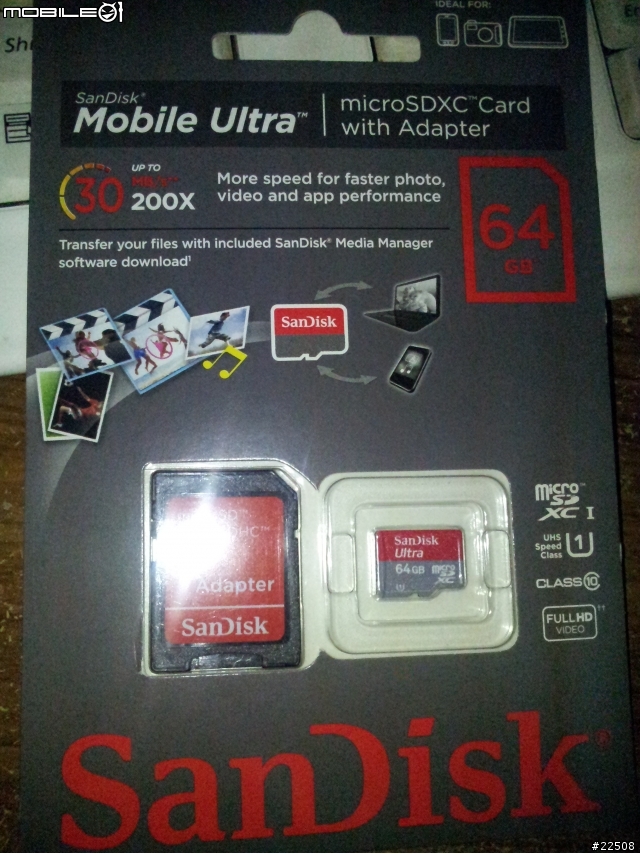 sandisk 64g c10 記憶卡 ultra 和mobile ultra 和for android 差在哪?