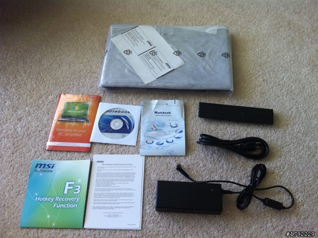 [跨海開箱]美版GE60-i7-GTX660M 搶先開箱