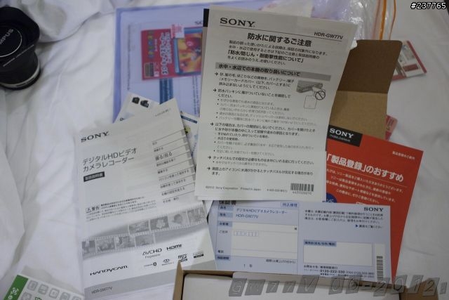 [開箱] SONY HDR-GW77V *BLUE*