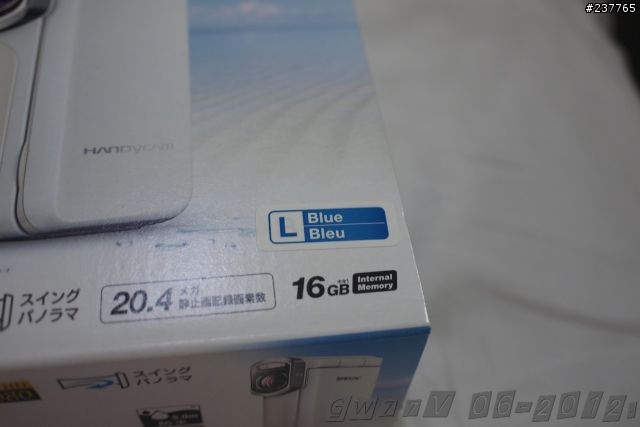 [開箱] SONY HDR-GW77V *BLUE*