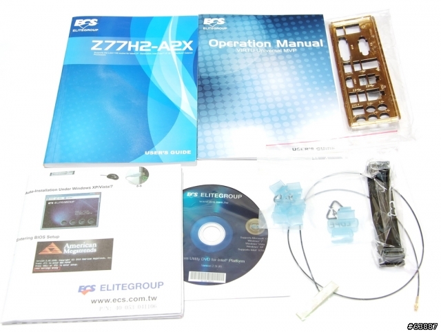 黃金外觀與路線之ECS中階Z77 - Z77H2-A2X超頻解析