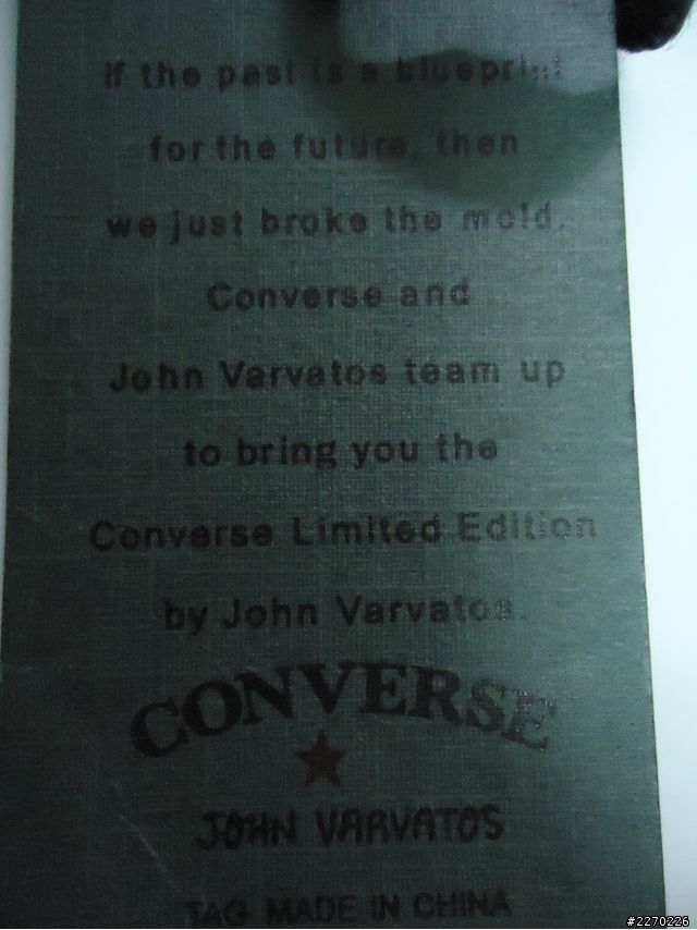 CONVERSE x John Varvatos  (2011.7) 開箱!!