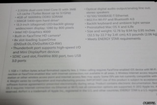 [分享]2012 Mid MacBookPro 13" 開箱＋SSD測速