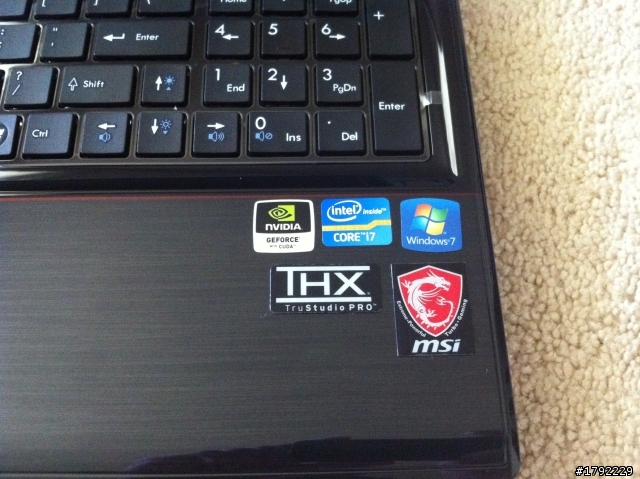 [跨海開箱]美版GE60-i7-GTX660M 搶先開箱