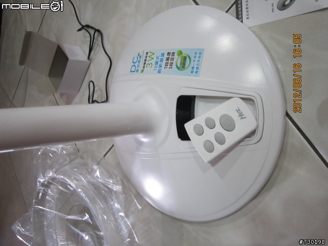 HEC-1419  10葉式DC節能搖控立扇簡單開箱