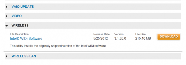 【測試】VAIO SVS 15與Intel WiDi無線顯示技術