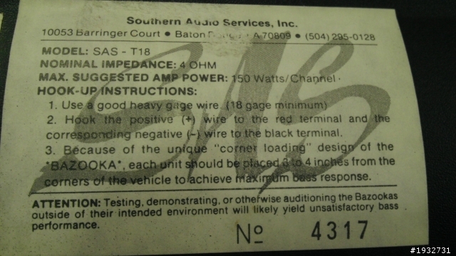 請問各位大哥大姐 這台擴大機跑的動 這台重低音嗎 可以的話 要買甚麼耗材~