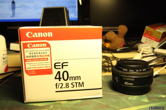 Canon EF 40mm f/2.8 STM 開箱