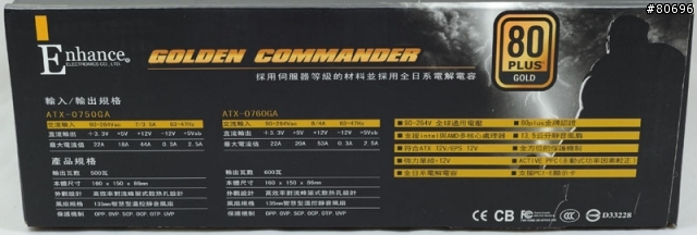 Enhance Golden Commander系列500W/600W電源供應器簡介及測試