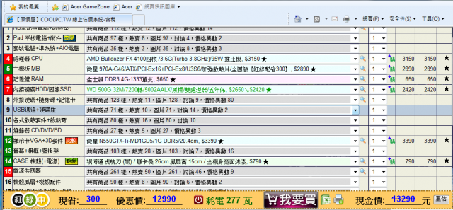 有關組電腦的問題，請高手幫我鑑定一下^^