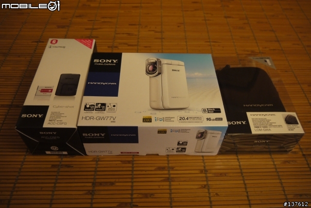 Sony HDR-GW77v簡易開箱
