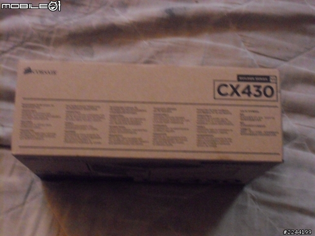 [開箱] 海盜船CORSAIR CX430 V2 80+白牌  430W 價格最親民的海盜船!(小弟不專業)