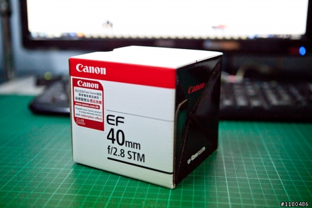 Canon 餅乾鏡 EF 40mm F2.8 STM 步進馬達 開箱