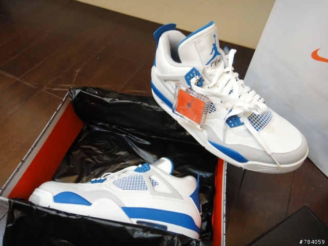 [開箱]Air Jordan 4 Military Blue 原色復刻版