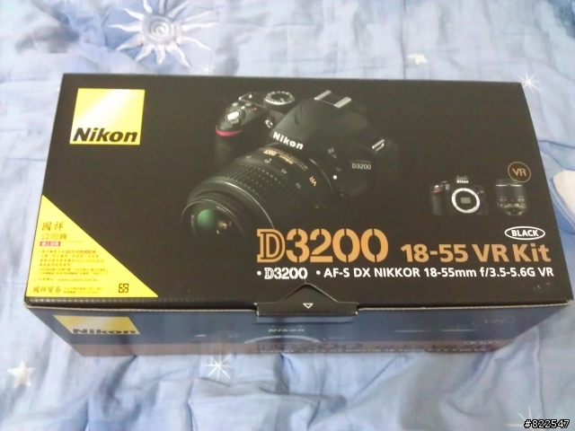 [開箱文]  Nikon  D3200 + 18-105mm