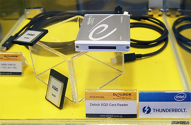 * DeLOCK * Thunderbolt™ XQD讀卡機, 多合一讀卡機. USB3.0 CFast讀卡機, SDXC轉cFast卡 在COMPUTEX 2013 2012