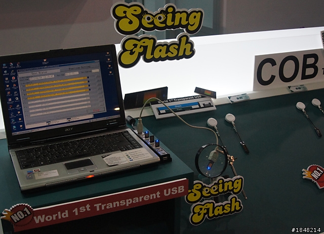 * 足球小子! 迷你USB3.0碟點燈!  *  VERICO KINGMAX 在COMPUTEX 2012 ( 削筆碟 COB碟點燈 )