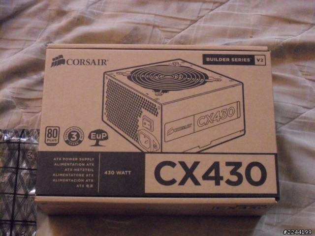 [開箱] 海盜船CORSAIR CX430 V2 80+白牌  430W 價格最親民的海盜船!(小弟不專業)