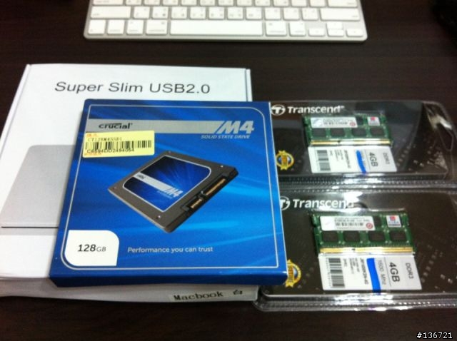 [分享]2012 Mid MacBookPro 13" 開箱＋SSD測速